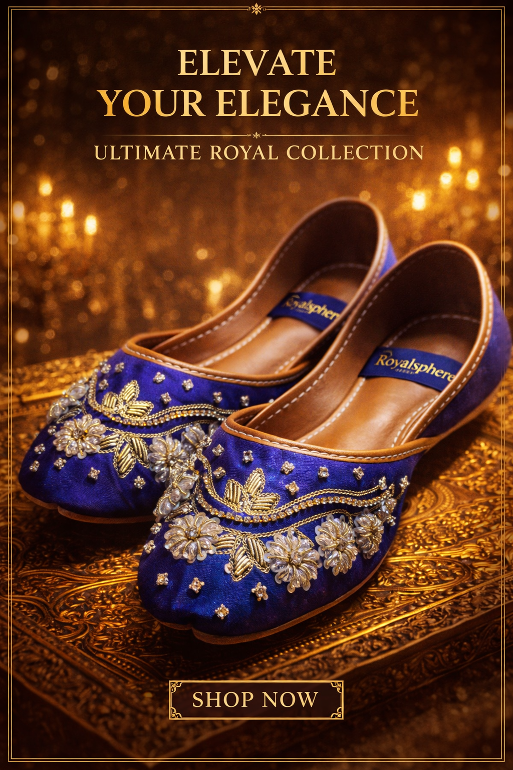 RoyalSphere Khussa - Handcrafted Traditional Pakistani Footwear by RoyalSphere Official