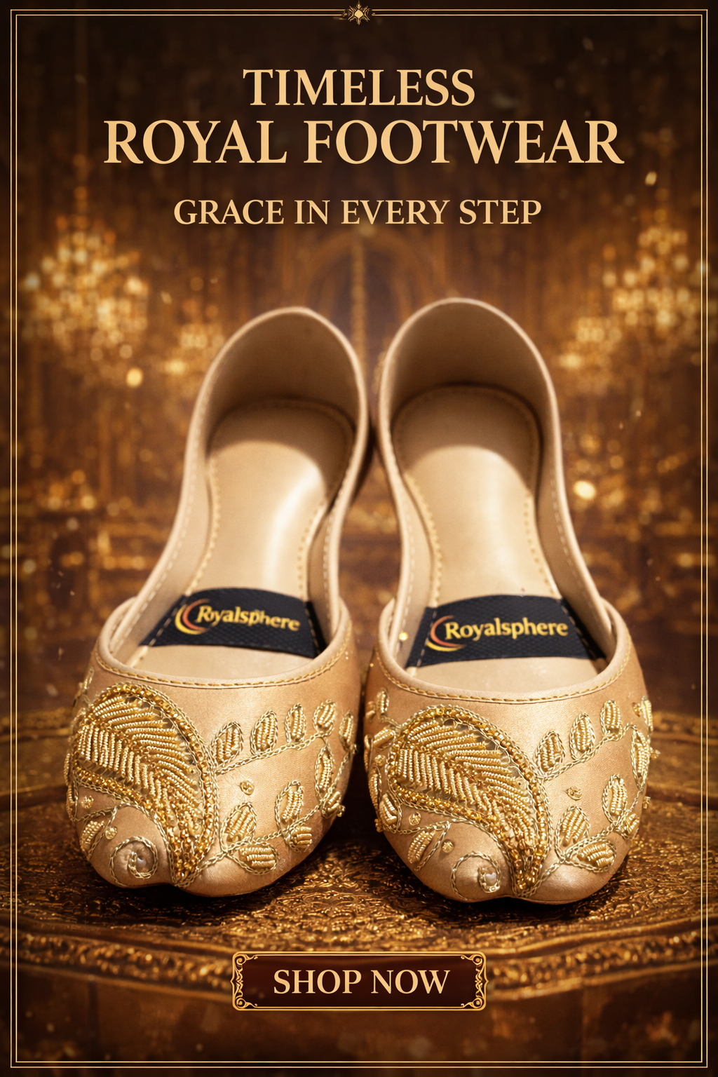 RoyalSphere Khussa - Handcrafted Traditional Pakistani Footwear by RoyalSphere Official
