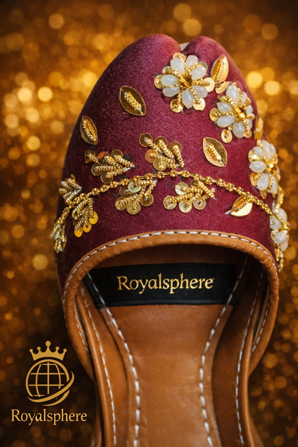 RoyalSphere Khussa - Handcrafted Traditional Pakistani Footwear by RoyalSphere Official