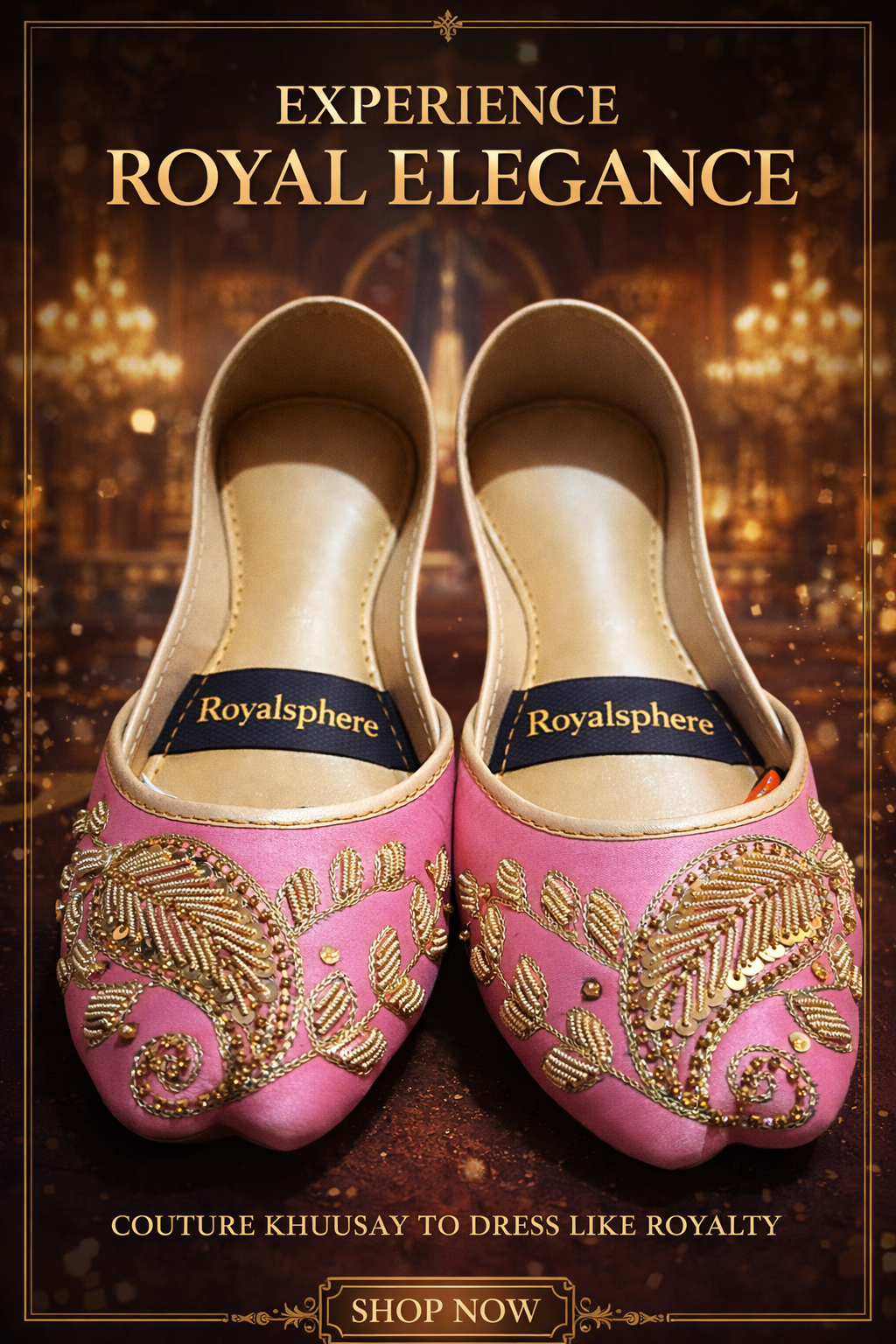 RoyalSphere Khussa - Handcrafted Traditional Pakistani Footwear by RoyalSphere Official