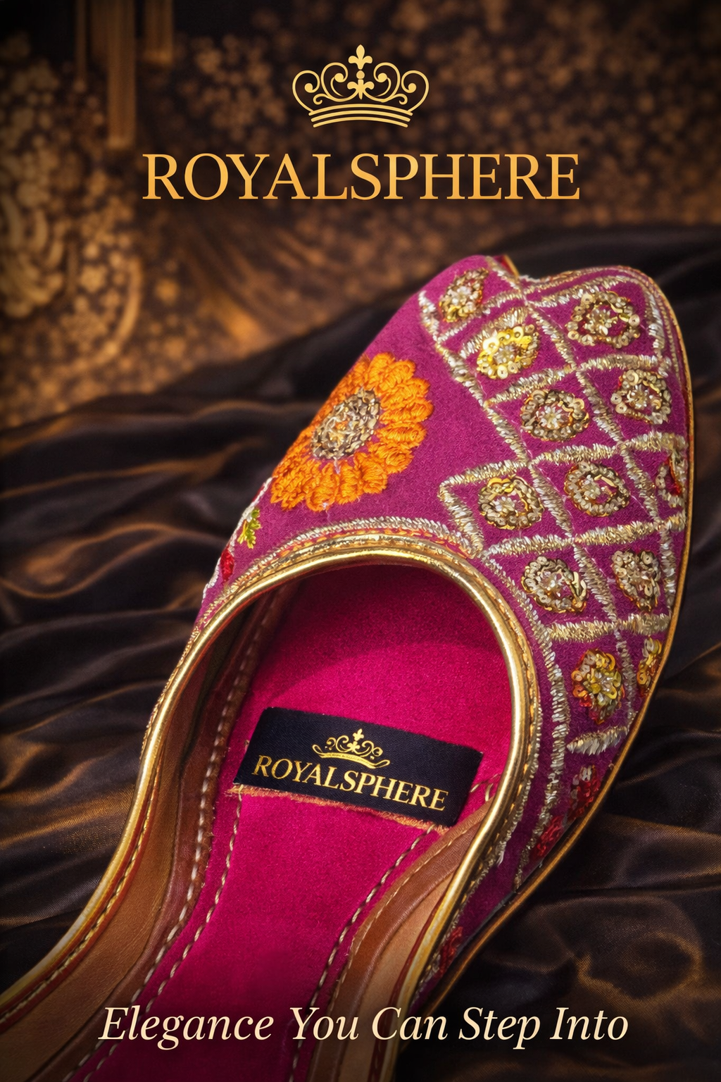 RoyalSphere Khussa - Handcrafted Traditional Pakistani Footwear by RoyalSphere Official