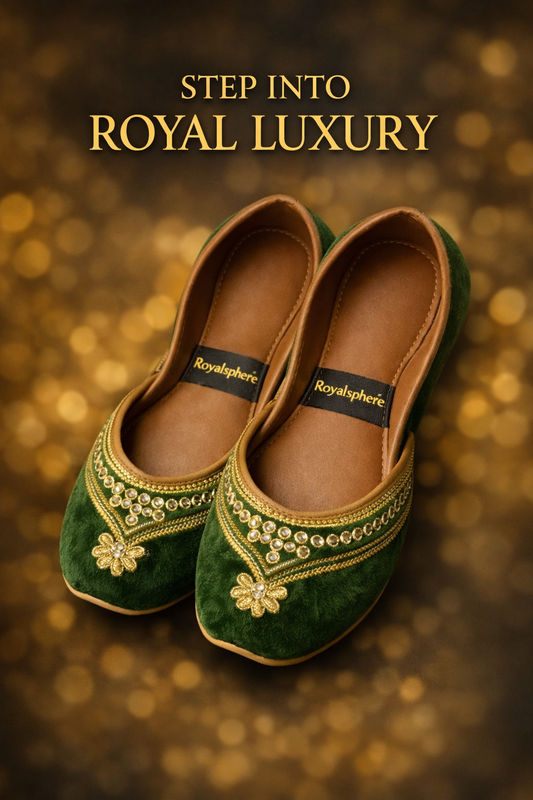 RoyalSphere Khussa - Handcrafted Traditional Pakistani Footwear by RoyalSphere Official